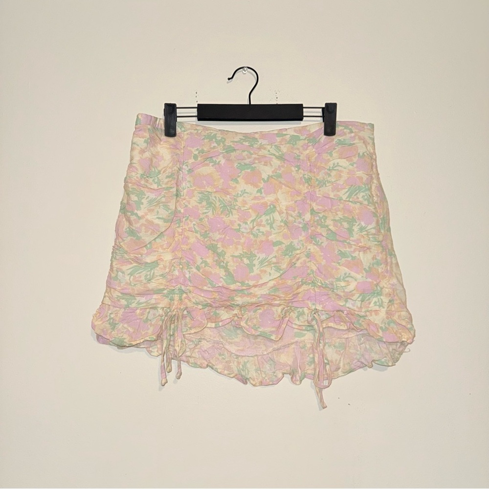 Wild Fable | Pastel Tie-Dye Mini Skirt